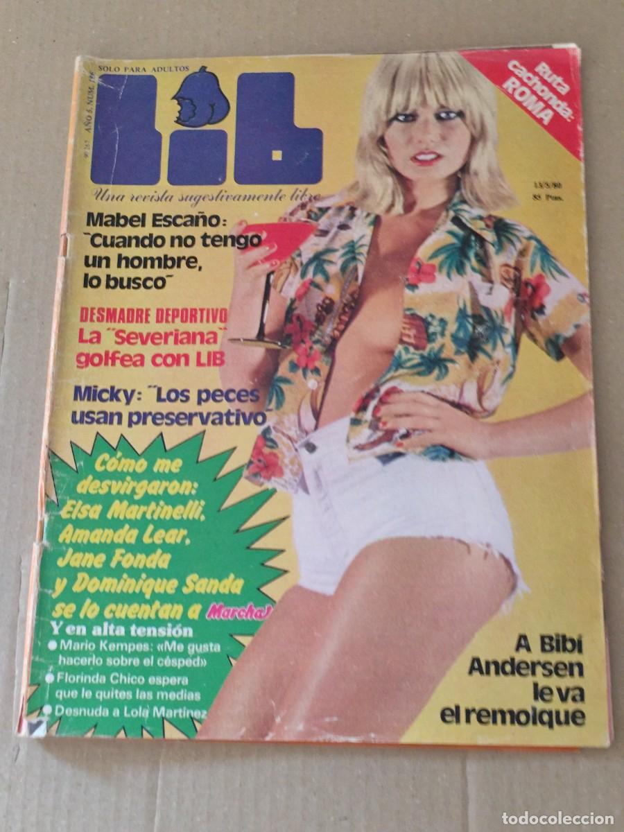 Coleccionismo de revistas y peri&oacute;dicos: Revista Lib N&deg;186 13/5/80 con poster central