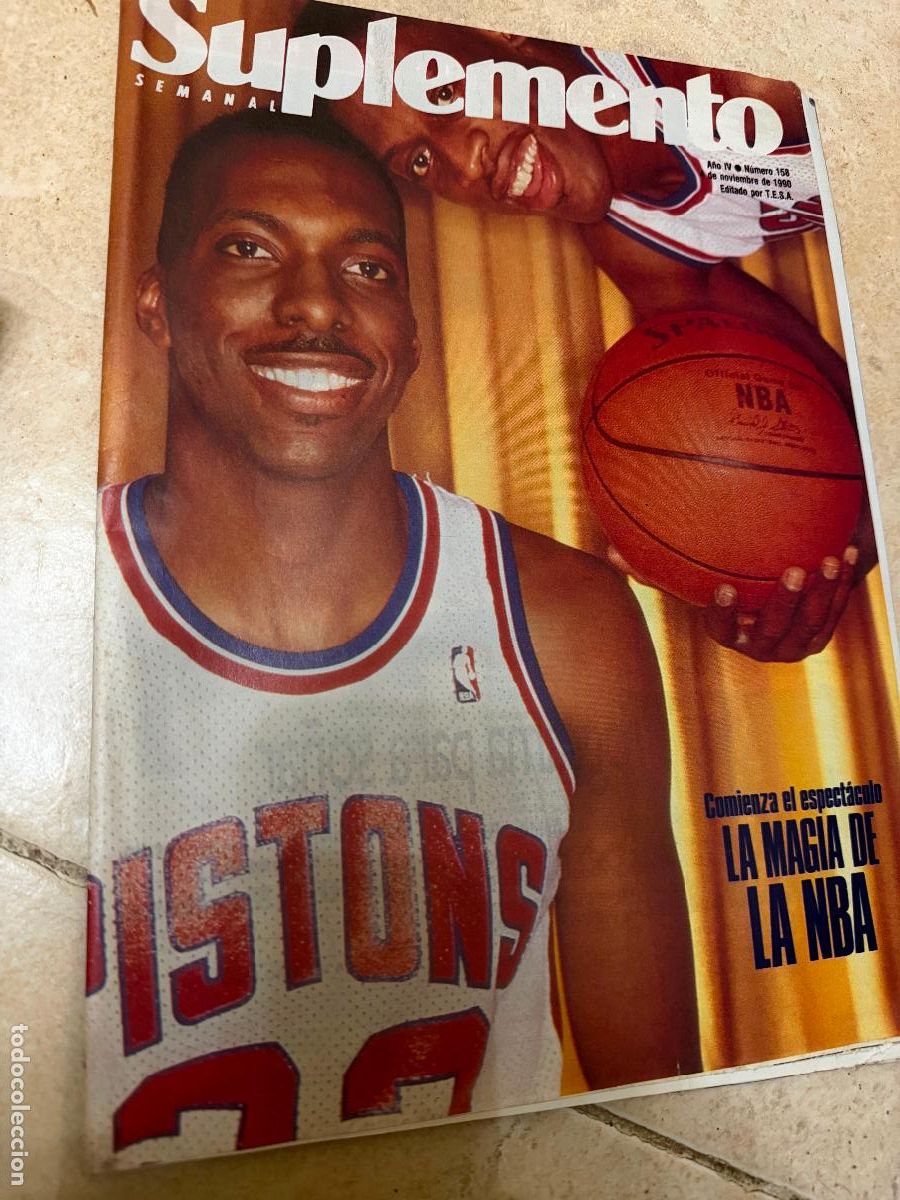 Coleccionismo de revistas y peri&oacute;dicos: Suplemento semanal la magia de la nba 1990