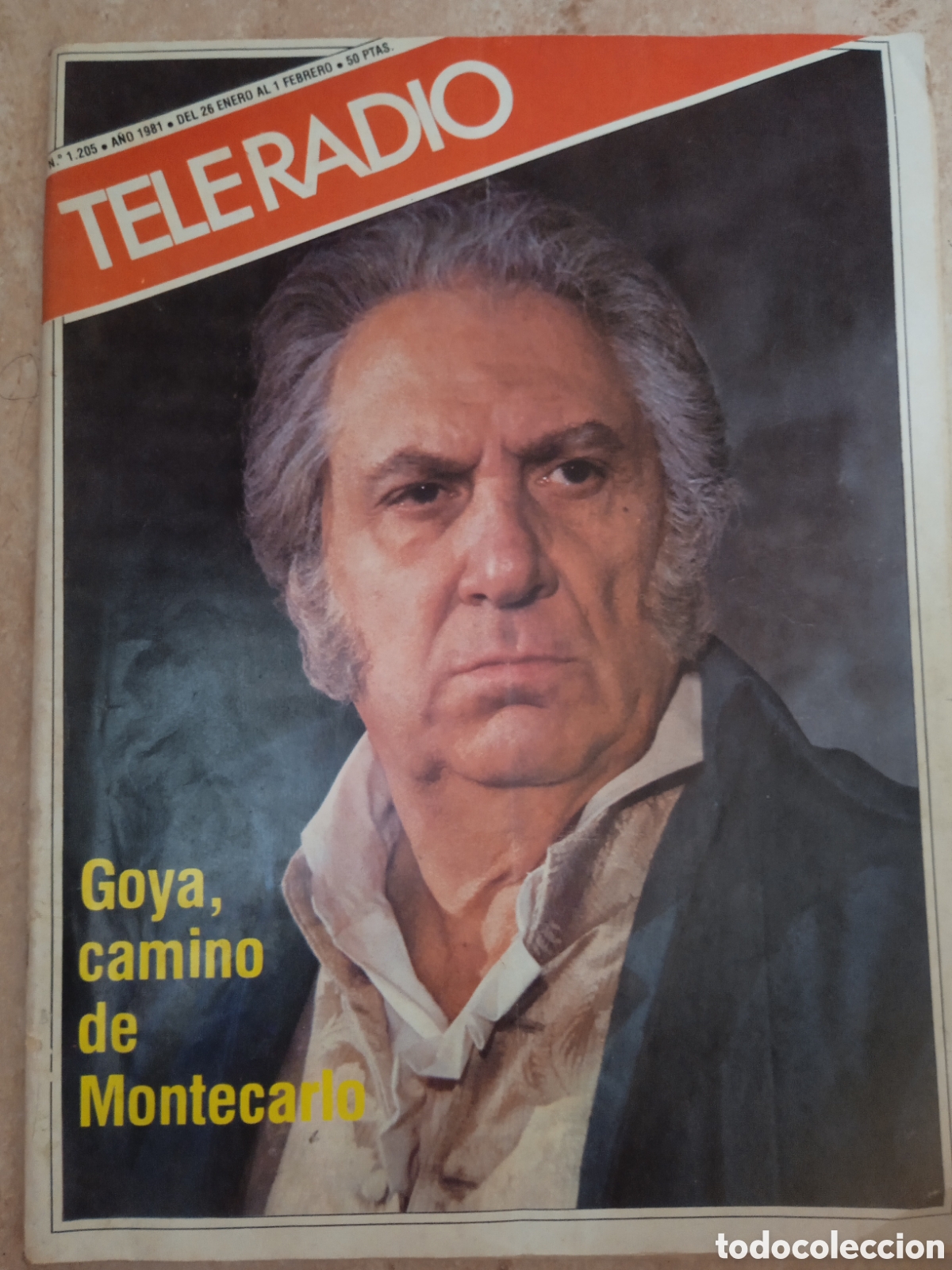 Coleccionismo de revistas y peri&oacute;dicos: Teleradio n&deg;1205 Goya Bryan Murphy Roper Hulk Carlos Plaza