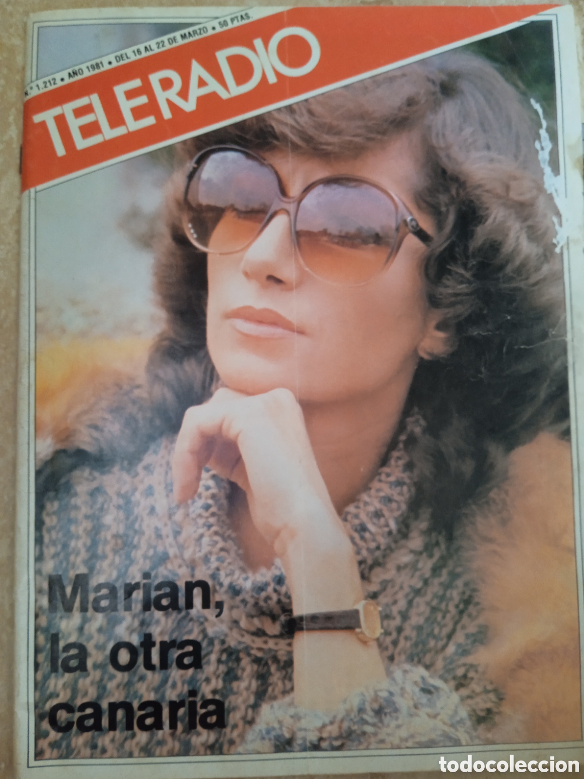 Coleccionismo de revistas y peri&oacute;dicos: Teleradio n&deg;1212 Fernando Onega Marian Rodr&iacute;guez Dominique Lapierre Felipe Campuzano