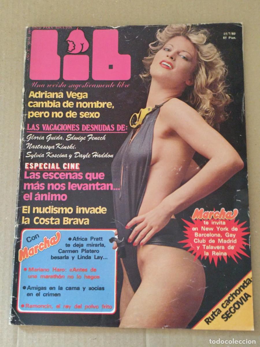 Coleccionismo de revistas y peri&oacute;dicos: Revista Lib N&deg;195 15/7/80 con poster central