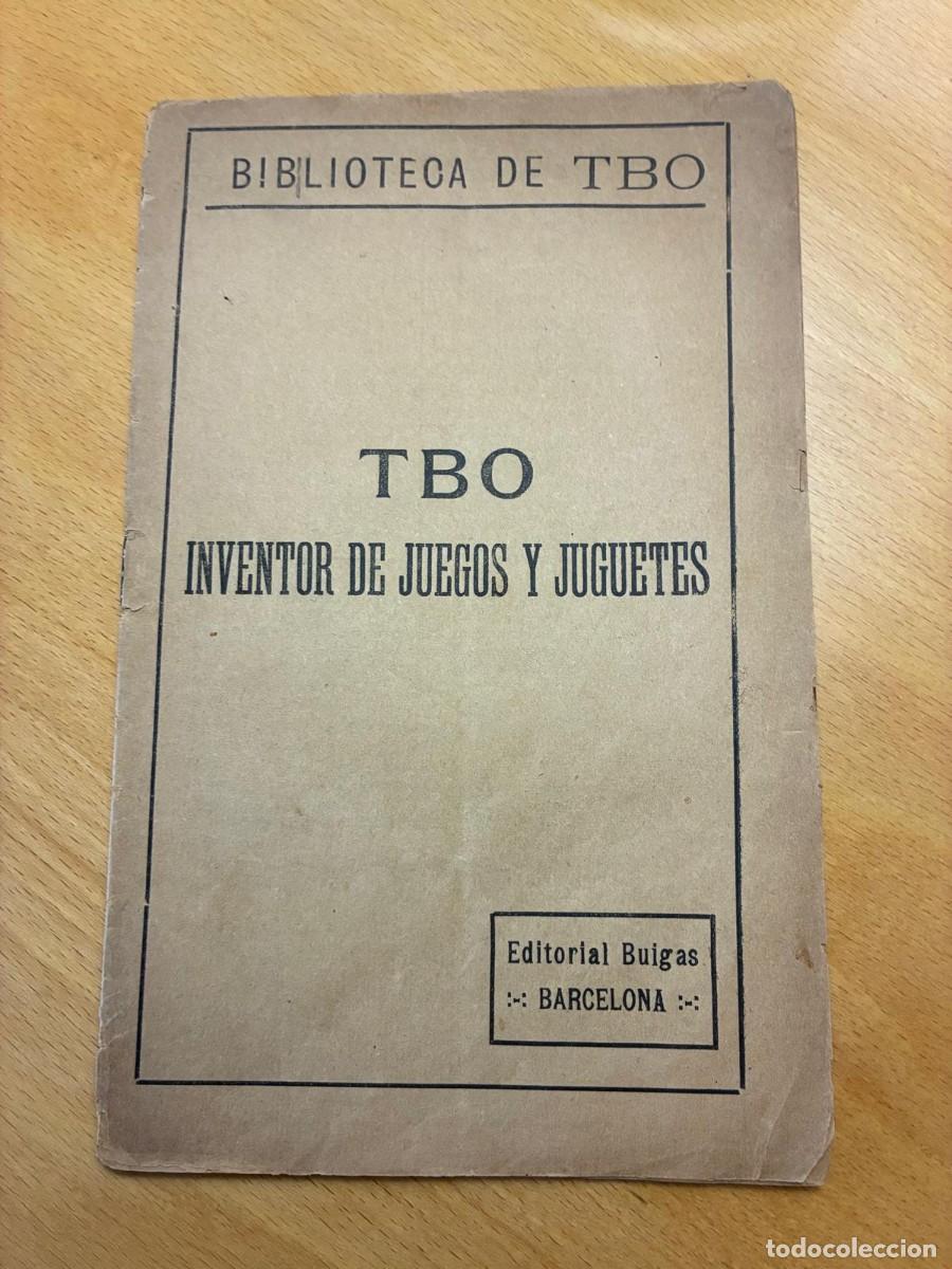 Coleccionismo de revistas y peri&oacute;dicos: TBO INVENTOR DE JUEGOS Y JUGUETES. BIBLIOTECA DE TBO. EDITORIAL BUIGAS, BARCELONA. A&Ntilde;OS 30?.