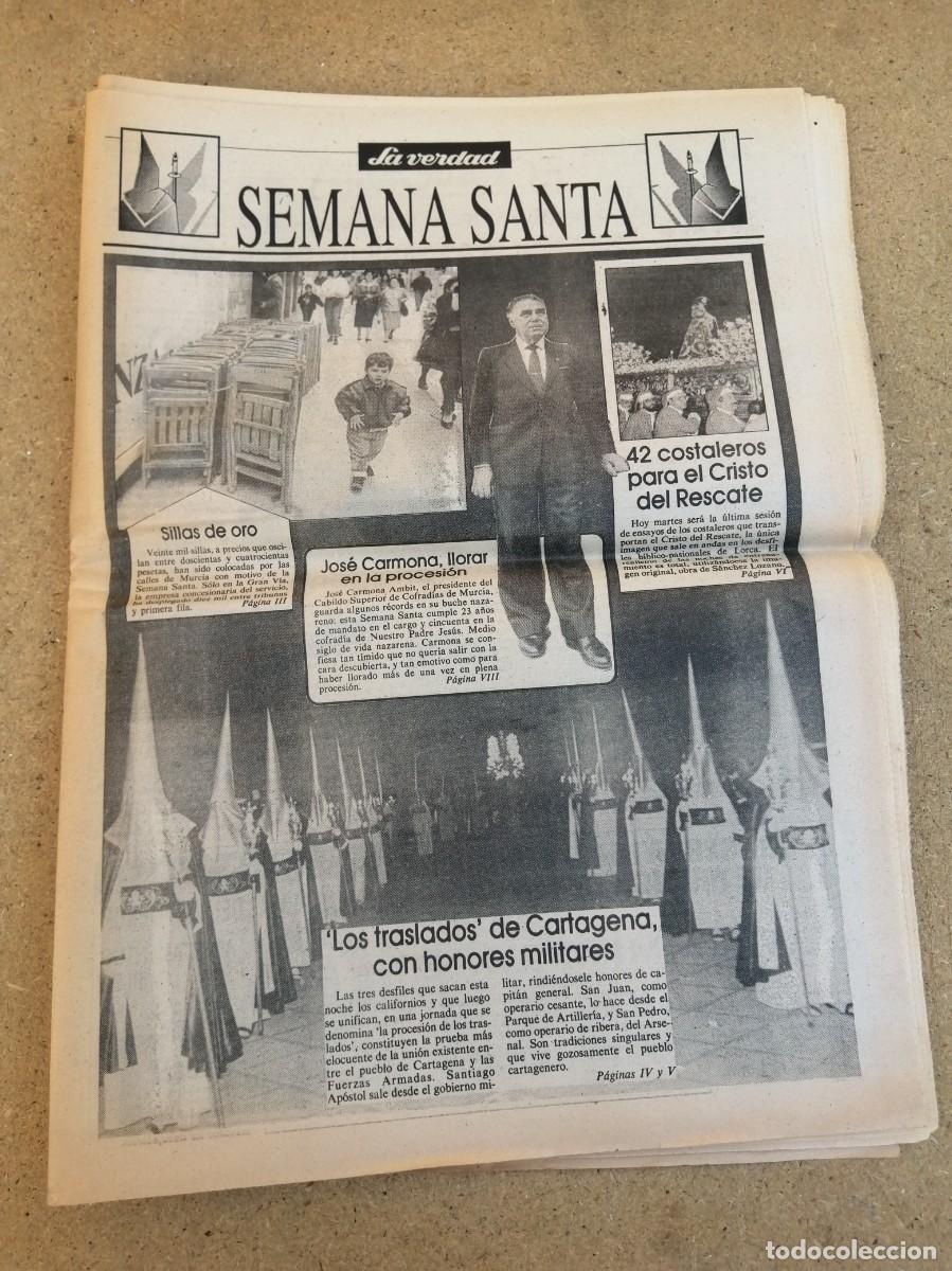 Coleccionismo de revistas y peri&oacute;dicos: LA VERDAD, SUPLEMENTO DE SEMANA SANTA 1980 (MURCIA)