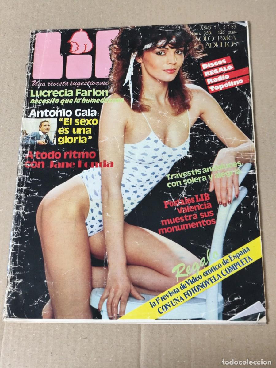 Coleccionismo de revistas y peri&oacute;dicos: Revista Lib N&deg;348 5/7/83 con poster central