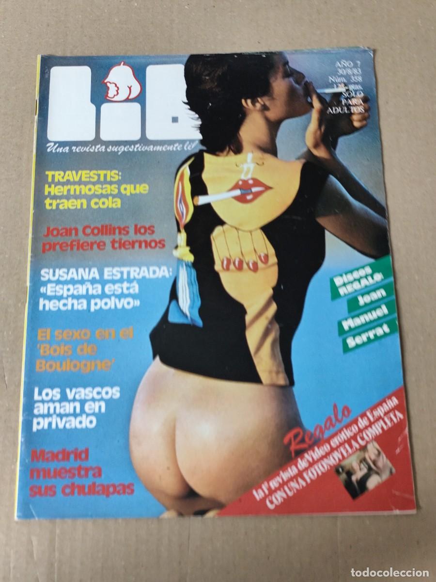 Coleccionismo de revistas y peri&oacute;dicos: Revista Lib N&deg;358 30/8/83 con poster central