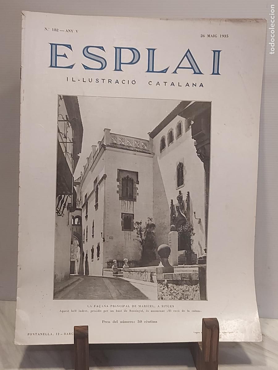 Collection Magazines and Newspapers: A&Ntilde;O 1935 | ESPLAI N.&ordm; 182 | SITGES &ndash; MARICEL | MAXIM GORKI | MONTSENY | PILSUDSKI | AVIACI&Oacute;N