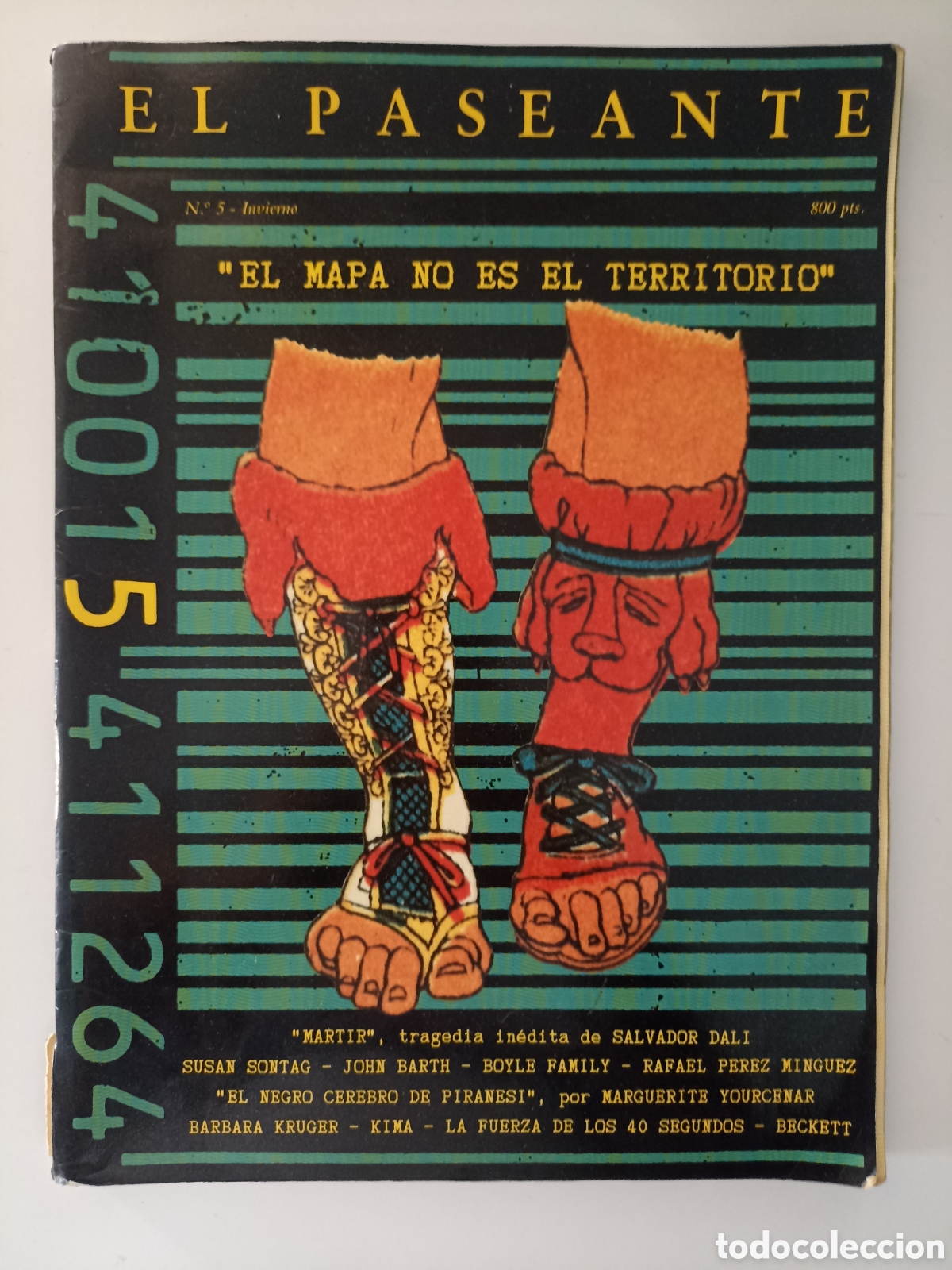 Coleccionismo de revistas y peri&oacute;dicos: Revista El Paseante 5 (Invierno 1987) El mapa no es el territorio. Susan Sontag, Salvador Dal&iacute;