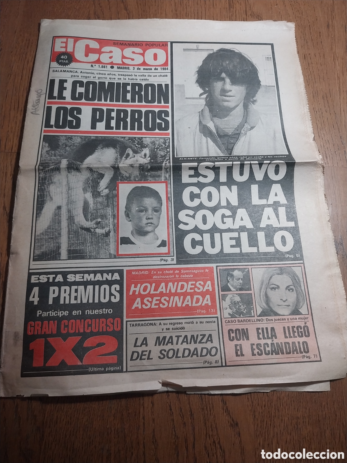 Coleccionismo de revistas y peri&oacute;dicos: EL CASO 1984 CABRERIZOS SALAMANCA