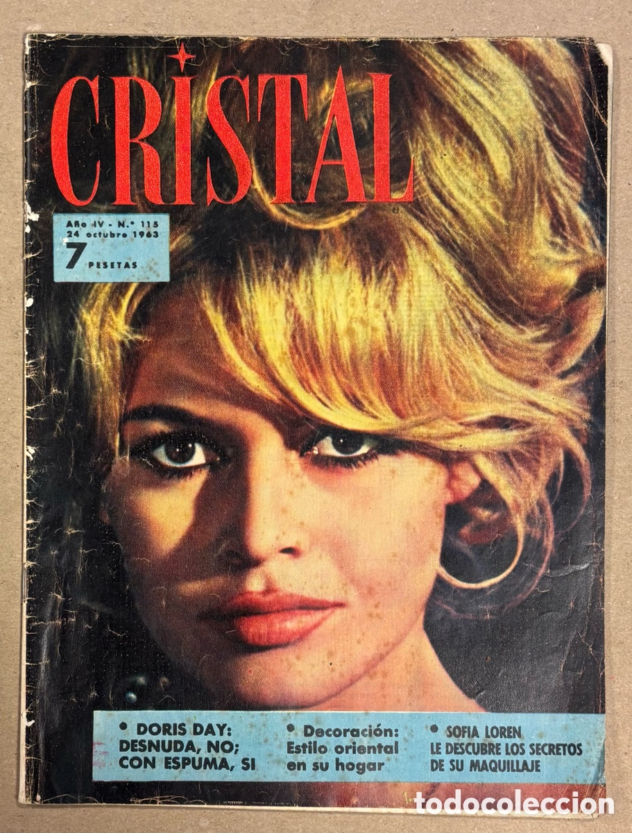 Coleccionismo de revistas y peri&oacute;dicos: CRISTAL N&deg; 115 (1963). DORIS DAY, SOF&Iacute;A LOREN,&hellip; VER SUMARIO EN FOTOGRAF&Iacute;AS.