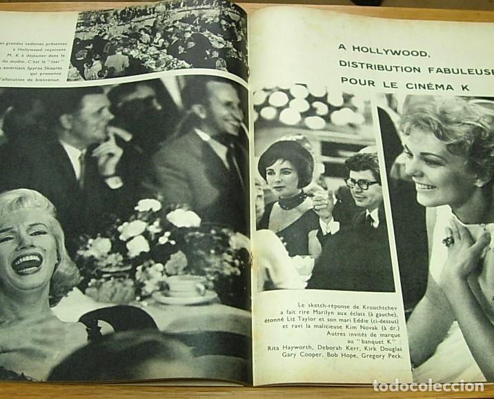 Coleccionismo de revistas y peri&oacute;dicos: Revista Francesa PARIS MATCH n&ordm; 547 MARILYN MONROE KIM NOVAK FRANK SINATRA BAHAMONTES 1959