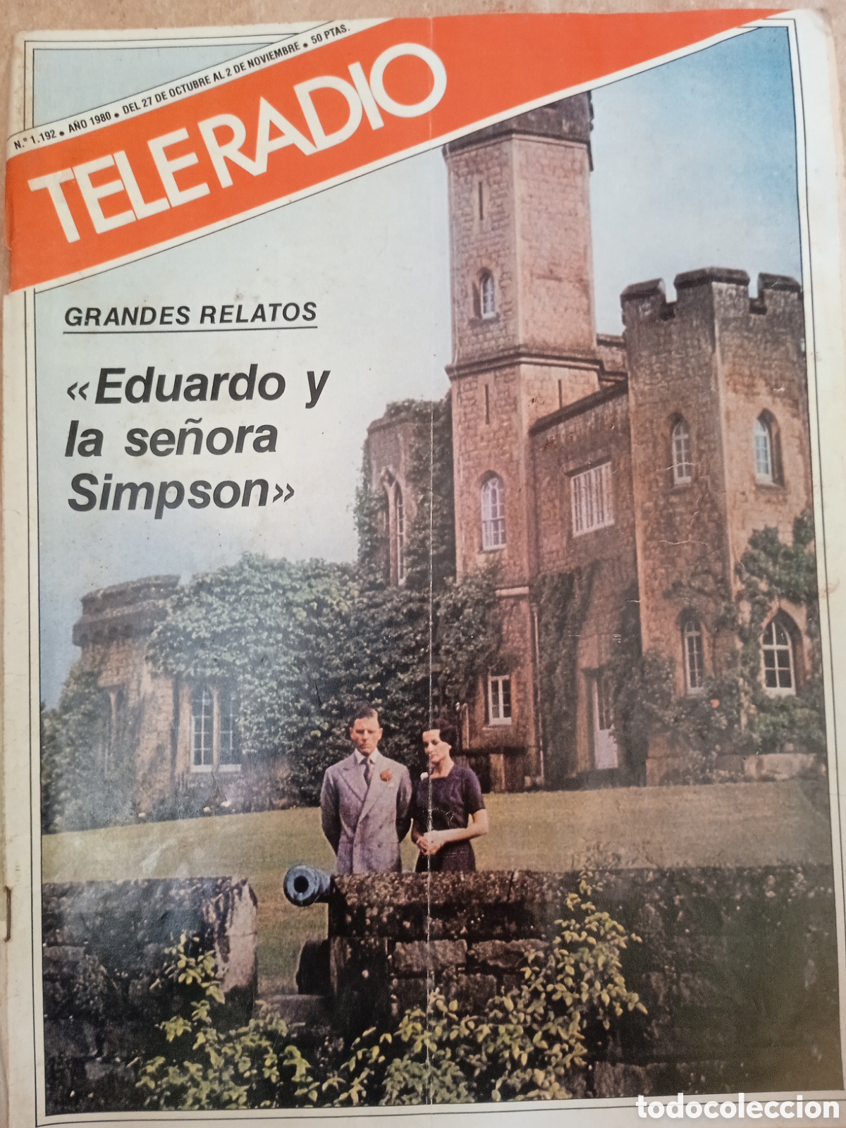 Collectionnisme de Revues et Journaux: Teleradio n&deg;1192 Chicho Ib&aacute;&ntilde;ez Serrador Marisa de Leza Marguerite Duras