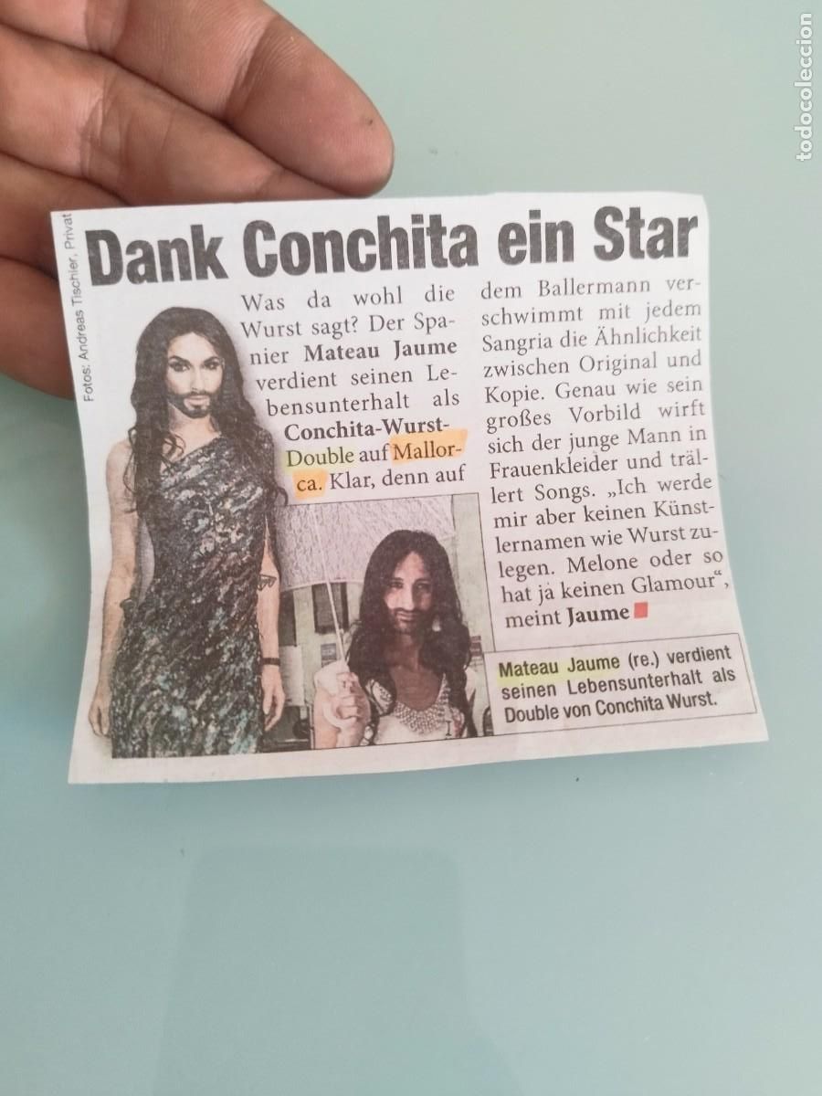 Coleccionismo de revistas y peri&oacute;dicos: Conchita Wurst] (ganadora de Eurovisi&oacute;n 2014). Mateu Jaume.