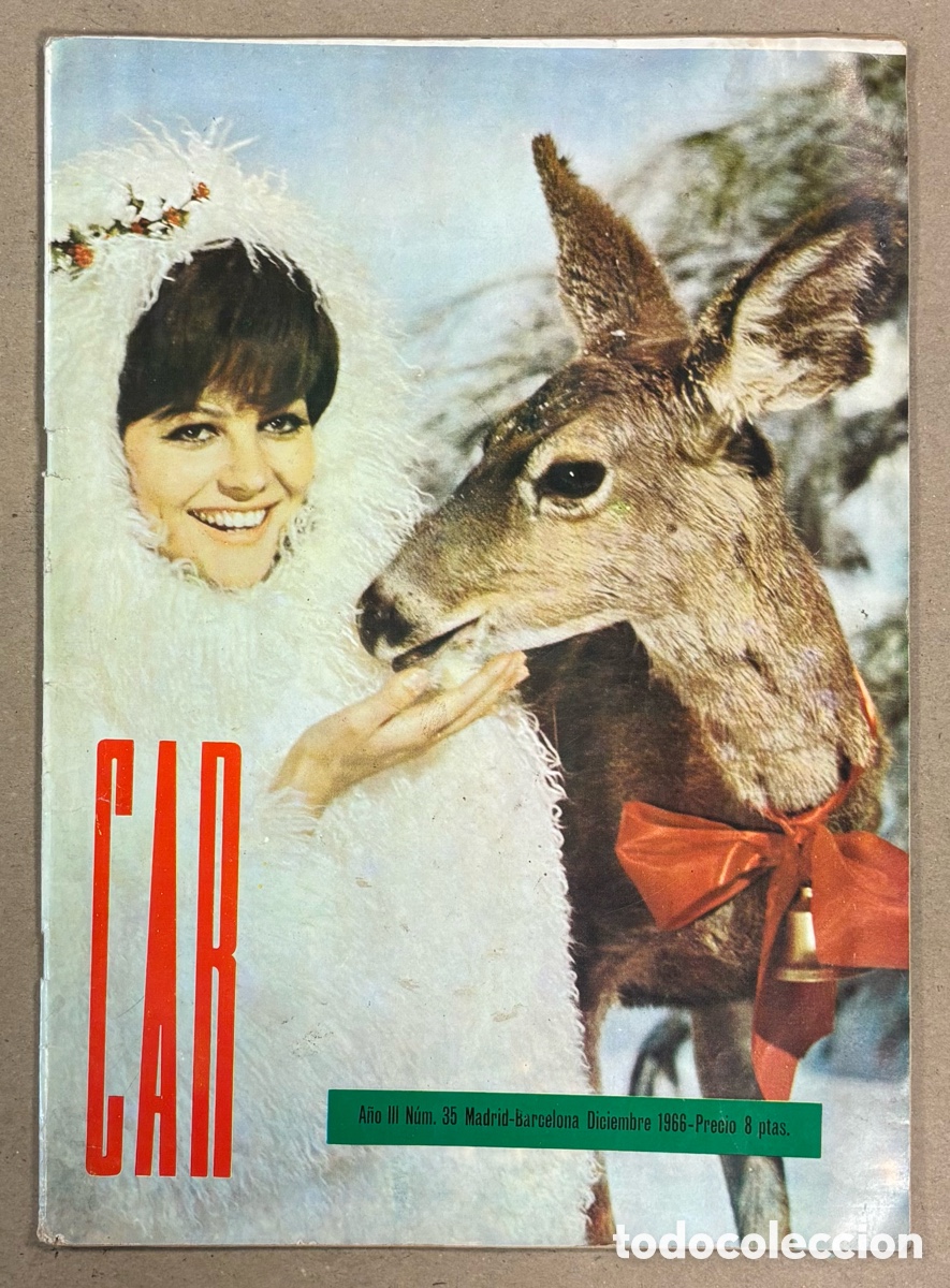Coleccionismo de revistas y peri&oacute;dicos: CAR N&deg; 35 (1966). SHARON TATTE, PAQUITA RICO, MARUJITA D&Iacute;AZ, LSD, FUTBOL DE SELECCION EN DECLIVE