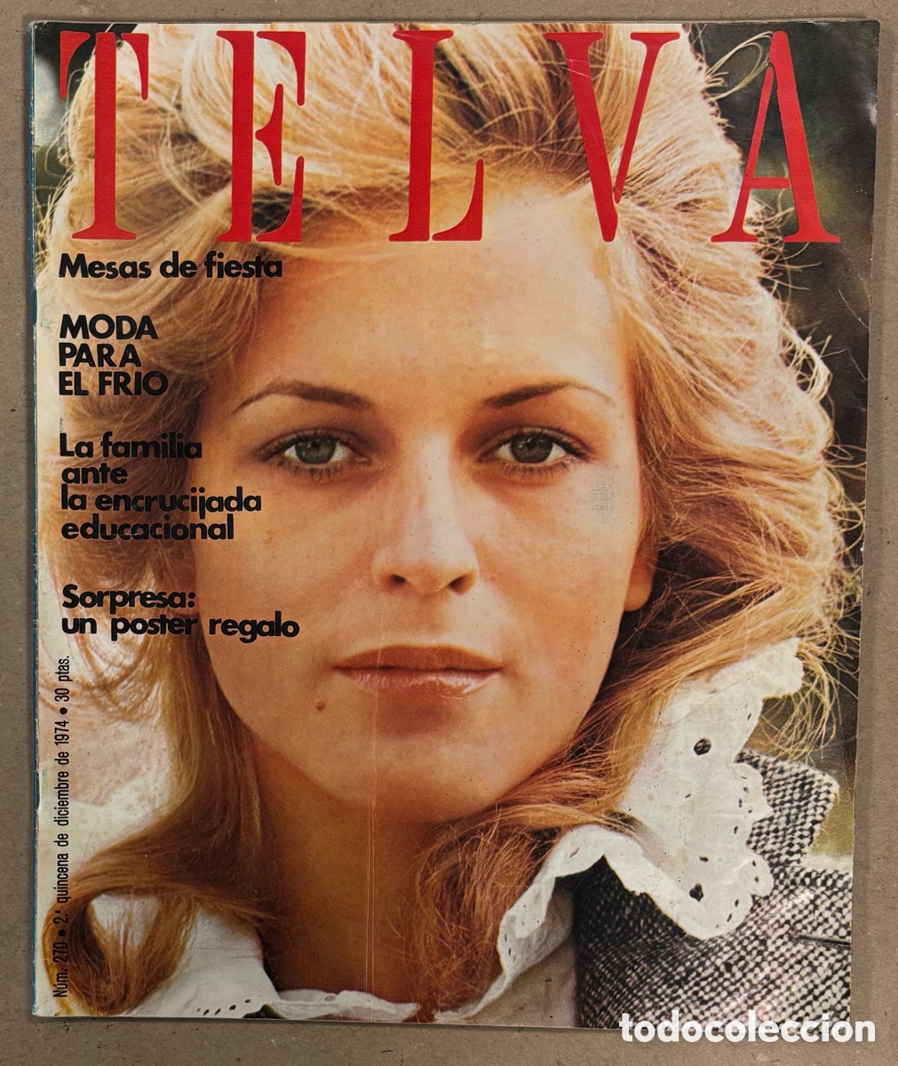 Coleccionismo de revistas y peri&oacute;dicos: TELVA N&deg; 270 (1974). CON POSTER DE NAVIDAD, VITTORIO DI SICA,&hellip;