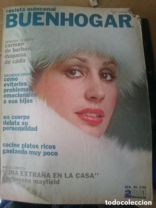Coleccionismo de revistas y peri&oacute;dicos: BUENHOGAR -LEER DETALLES Y VER BIEN FOTOS --REVISTA DE VENEZUELA A&Ntilde;O 1974 -leer detalles