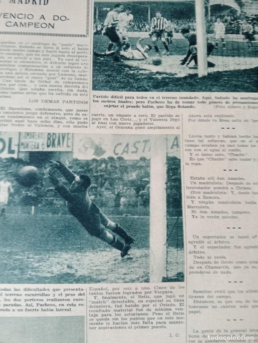 Coleccionismo de revistas y peri&oacute;dicos: REVISTA 1936 BASQUET BALONCESO EN CASTILLA RAYO MADRID FUTBOL CLUB CIRCULO UNION MERCANTIL OSASUNA