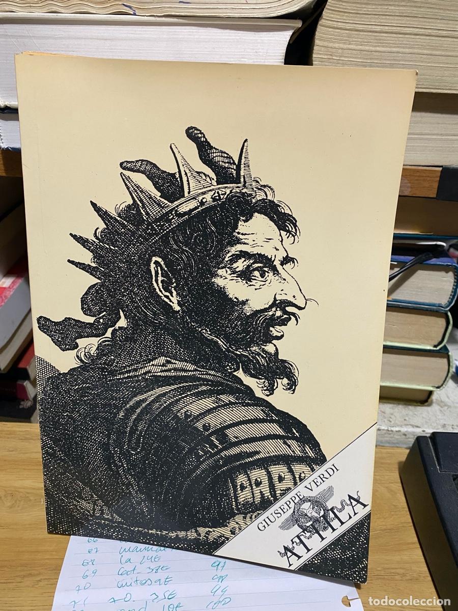 Coleccionismo de revistas y peri&oacute;dicos: TEATRO LIRICO NACIONAL LA ZARZUELA, ATTILA, OPERA NUM.88