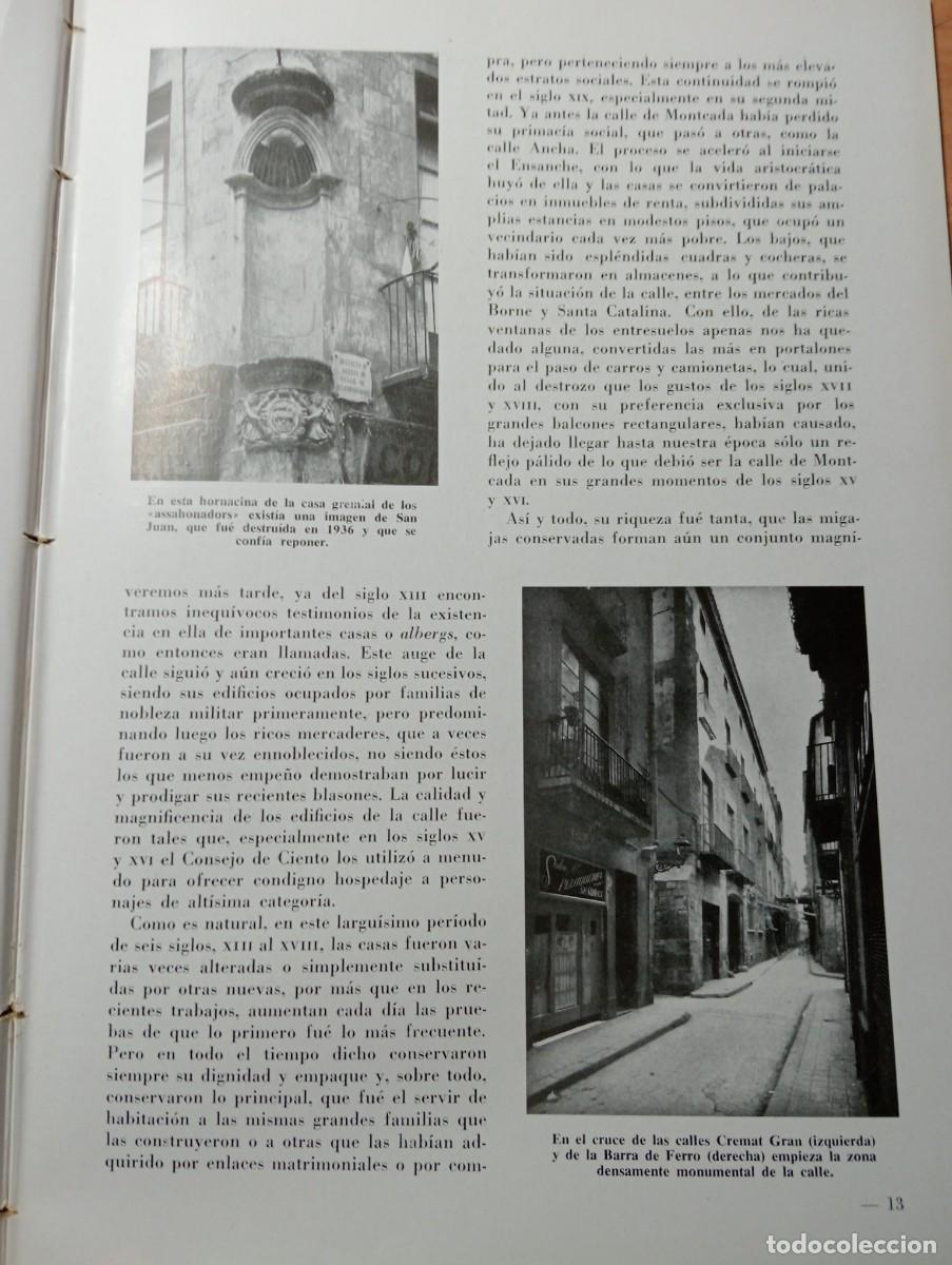 Coleccionismo de revistas y peri&oacute;dicos: REVISTA A&Ntilde;O 1957 PALACIOS DE LA CALLE MONTCADA EL MUSEO PICASSO DE BARCELONA URBANISMO