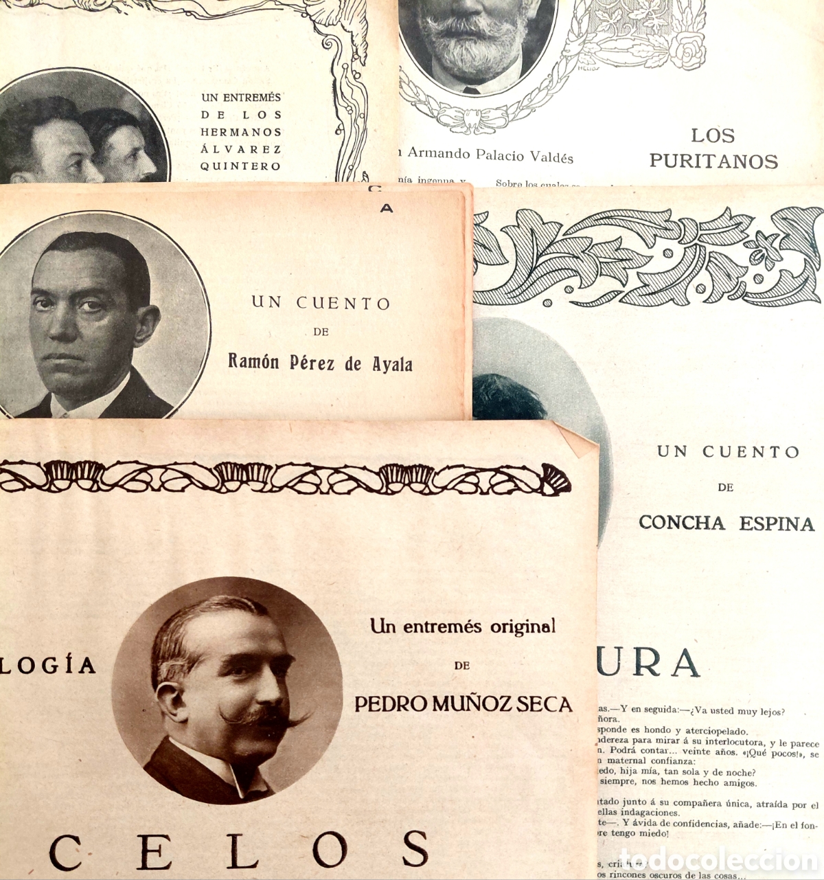 Coleccionismo de revistas y peri&oacute;dicos: Lote 21 obras generaci&oacute;n 98 y 14- Nuevo Mundo