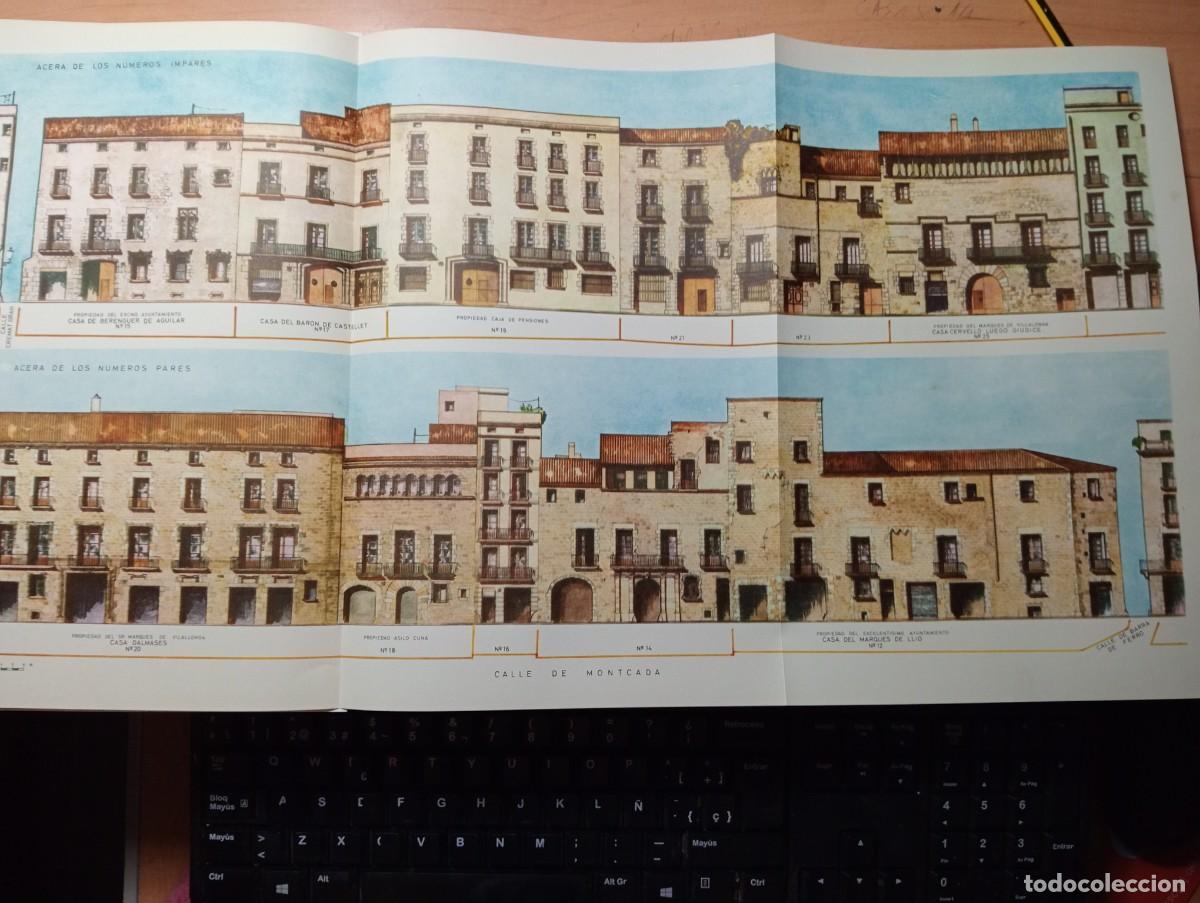 Collezionismo di Riviste e Giornali: REVISTA A&Ntilde;O 1957 CALLE MONTCADA DE BARCELONA BARON DE CASTELLET DESPLEGABLE MUSEO DE TEJIDOS