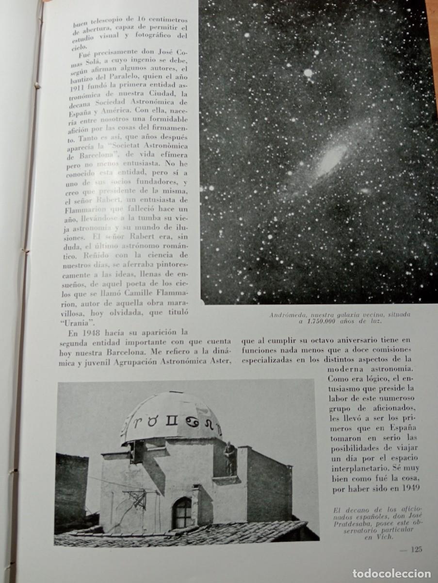 Coleccionismo de revistas y peri&oacute;dicos: REVISTA A&Ntilde;O 1957 BARCELONA ASTRONOMICA OBSERVATORI FABRA JOSEP PRATDESABA VIC A. ASTRONOMICA ASTER