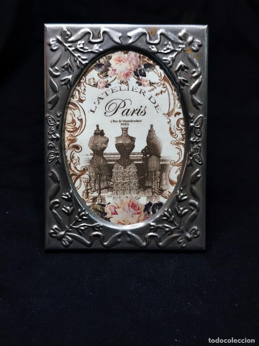 Coleccionismo de revistas y peri&oacute;dicos: marco fotos 11x8cm metal