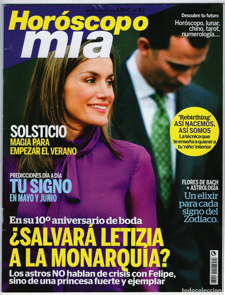 Coleccionismo de revistas y peri&oacute;dicos: Revista HOROSCOPO MIA. N&ordm;82 mayo/junio 2014