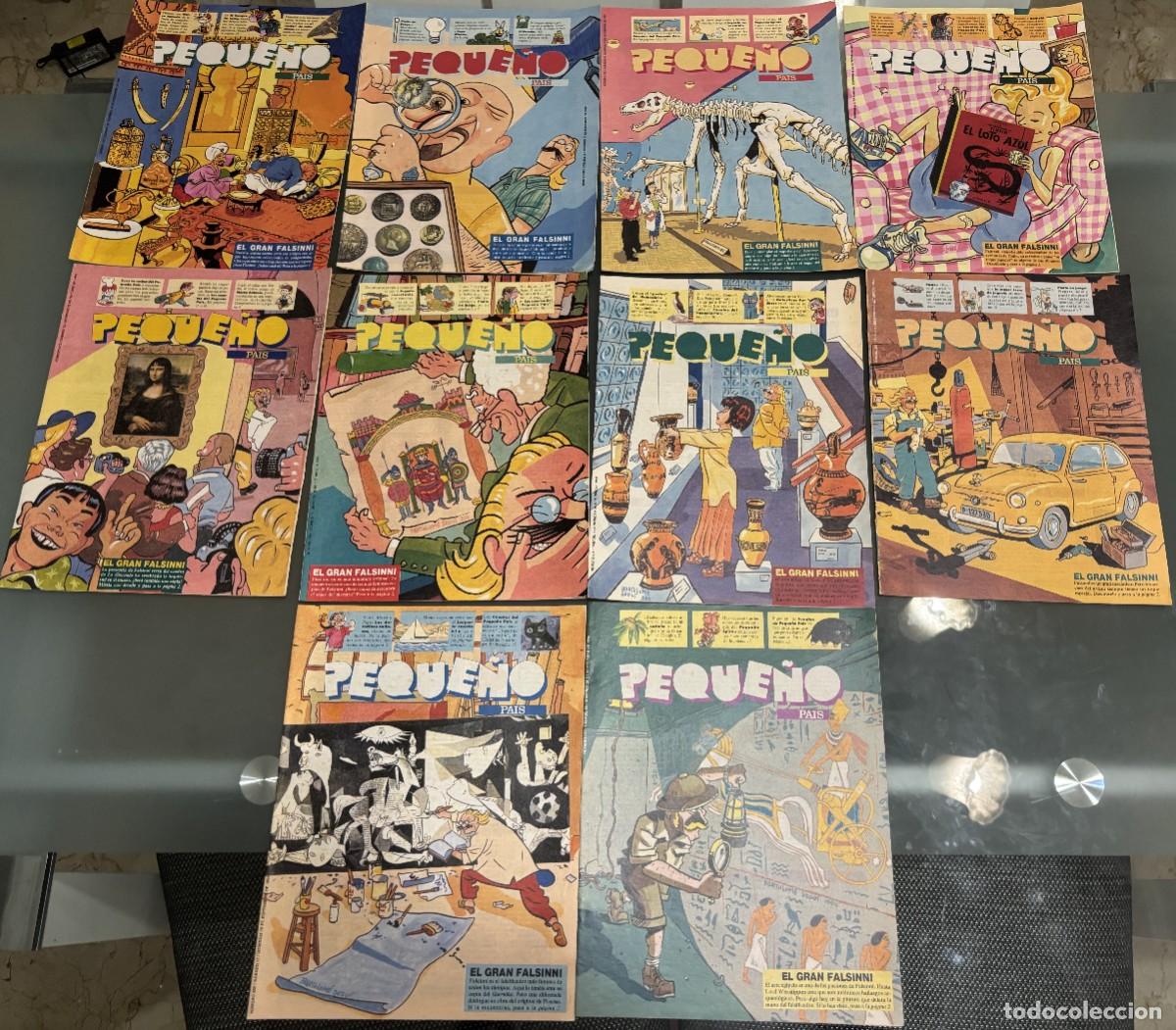 Coleccionismo de revistas y peri&oacute;dicos: Pack Lote 10 N&uacute;meros PEQUE&Ntilde;O PAIS serie EL GRAN FALSINNI a&ntilde;o 1994
