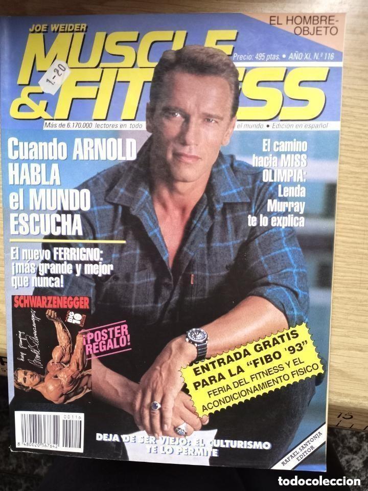 Coleccionismo de revistas y peri&oacute;dicos: MUSCLE AND FITNESS N 116 -CON ARNOLD SCHWARZENEGGER -abril 1993