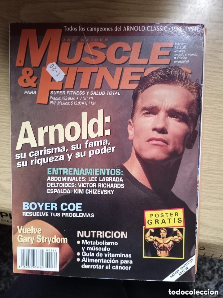 Coleccionismo de revistas y peri&oacute;dicos: MUSCLE AND FITNESS N 134 -CON ARNOLD SCHWARZENEGGER -octubre 1994