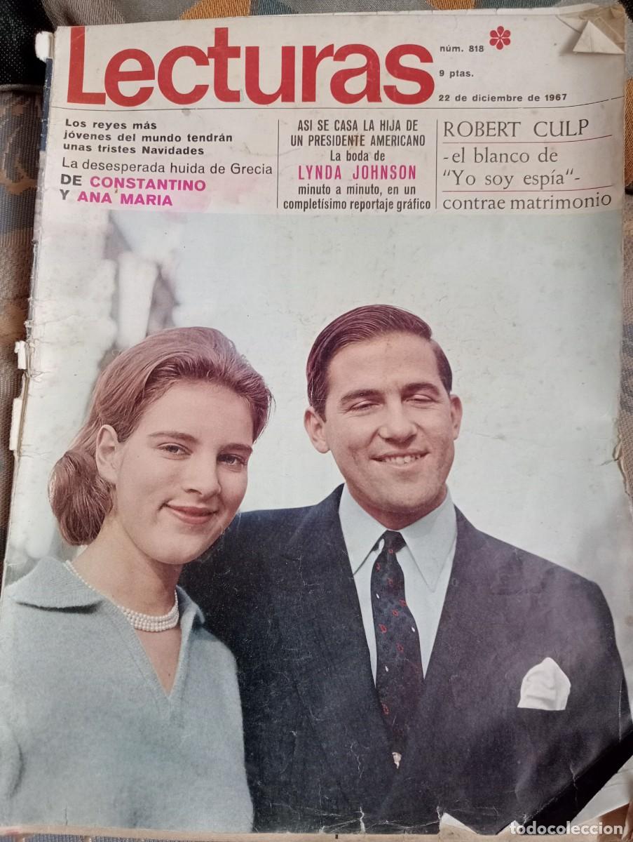 Coleccionismo de revistas y peri&oacute;dicos: REVISTA LECTURAS 22 DICIEMBRE 1967 N&deg; 818