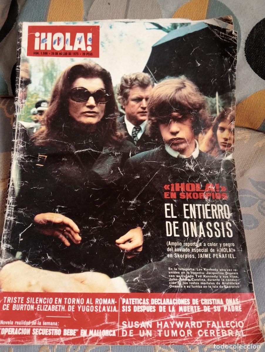 Coleccionismo de revistas y peri&oacute;dicos: REVISTA HOLA 29 MARZO 1975 N&deg; 1596
