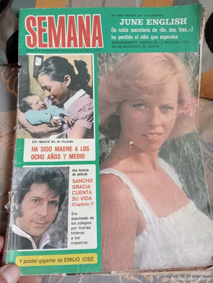 Coleccionismo de revistas y peri&oacute;dicos: REVISTA SEMANA 15 OCTUBRE 1967 N&deg; 1965