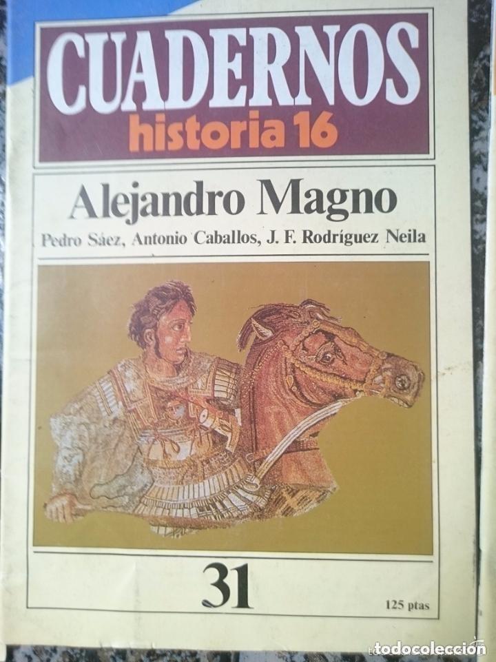 Coleccionismo de revistas y peri&oacute;dicos: CUADERNOS HISTORIA 16 - Alejandro Magno