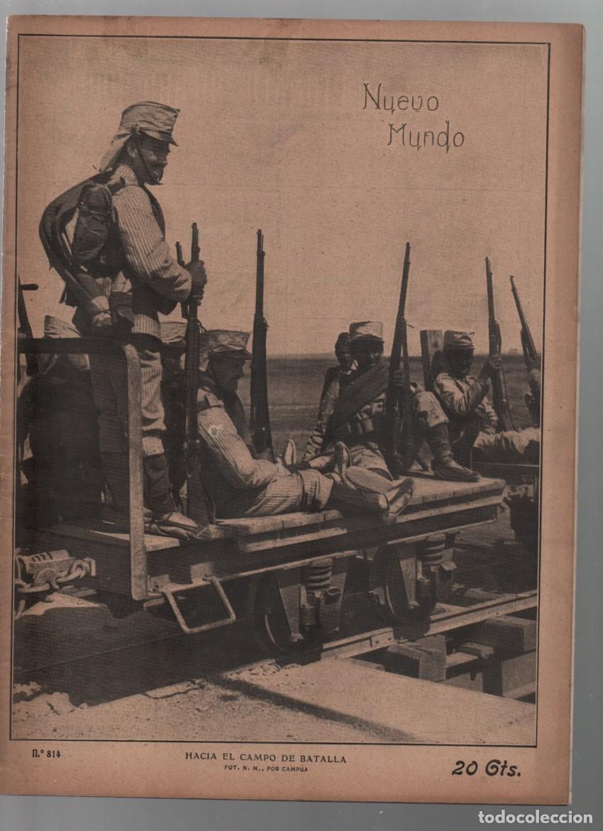 Collectionnisme de Revues et Journaux: REVISTA NUEVO MUNDO, N&ordm; 814. PORTADA: FOT. N. M., POR CAMP&Uacute;A. 12 AGOSTO 1909