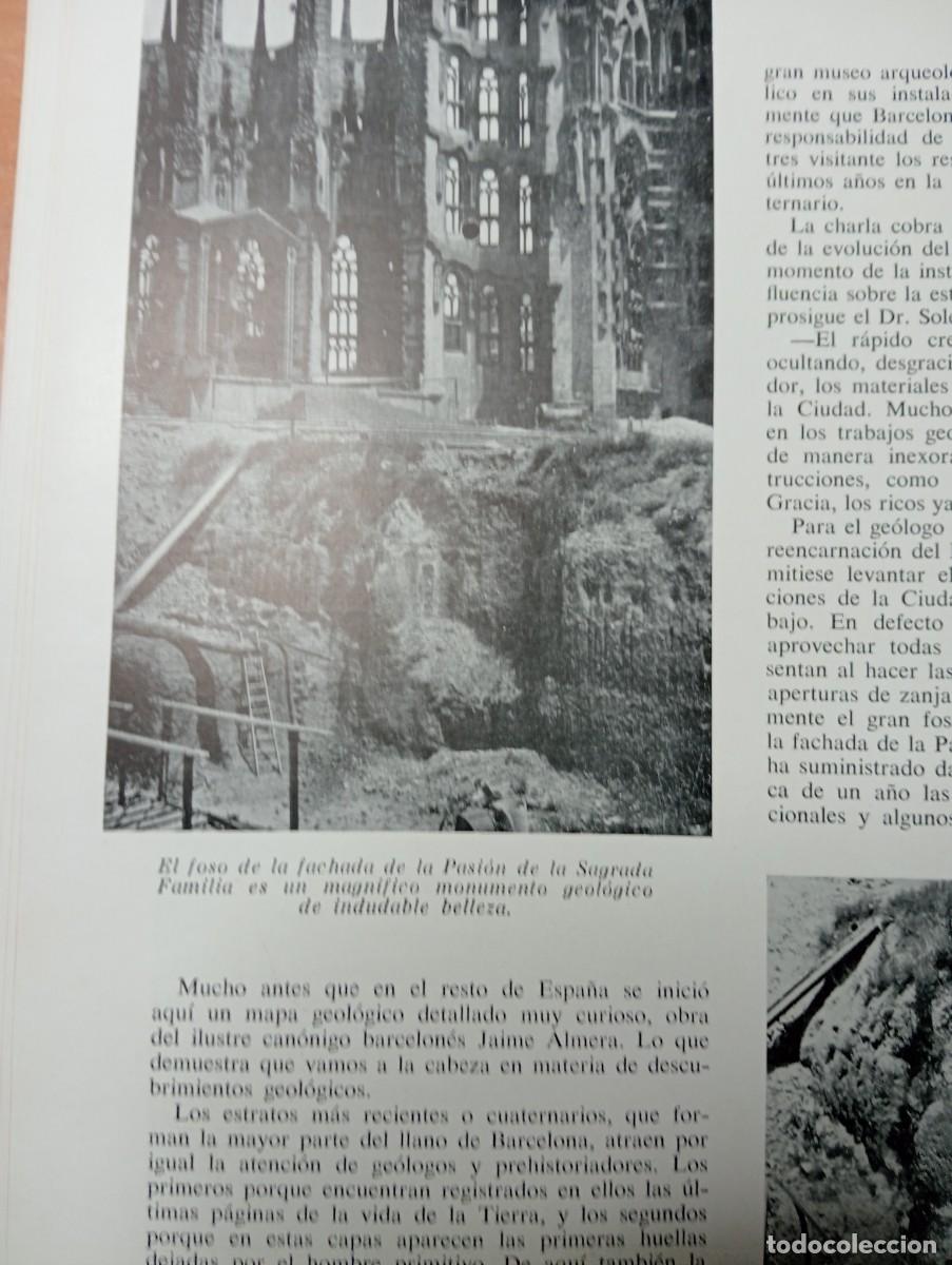Coleccionismo de revistas y peri&oacute;dicos: REVISTA A&Ntilde;O 1957 BARRIO DE LA RIBERA EL CASTELL NOU DE CATON VOLTA DEL REMEI SAGRADA FAMILIA GAUDI