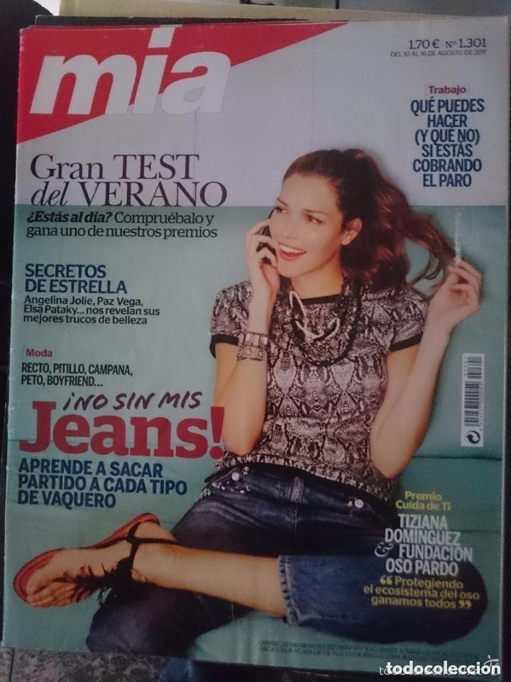 Coleccionismo de revistas y peri&oacute;dicos: MIA N 1.301 DEL 10 AL 16 AGOSTO 2011 -En portada: Olivia Garson -leer detalles