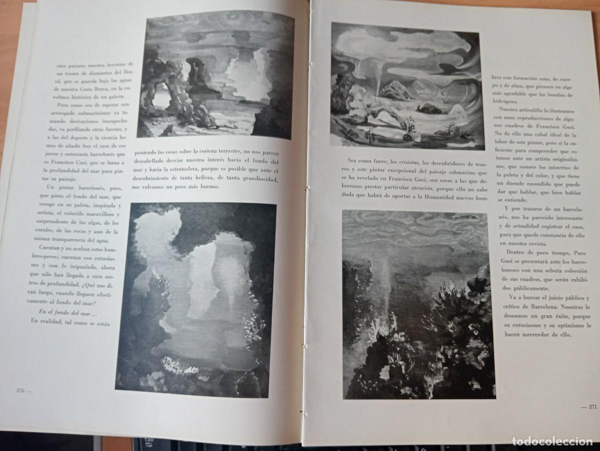 Coleccionismo de revistas y peri&oacute;dicos: REVISTA A&Ntilde;O 1957 SAN IGNACIO DE LOYOLA EN BARCELONA C. R. I. S. FRANCISCO CUSI PINTOR SUBMARINO