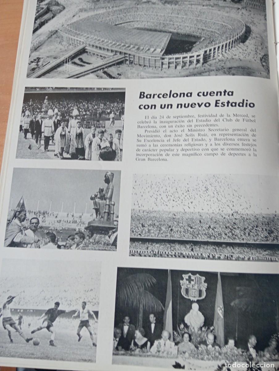 Coleccionismo de revistas y peri&oacute;dicos: REVISTA A&Ntilde;O 1957 FUNICULAR DEL TIBIDABO MODRIAN JOAN BROTAT EL CAMP NOU FUTBOL CLUB BARCLEONA