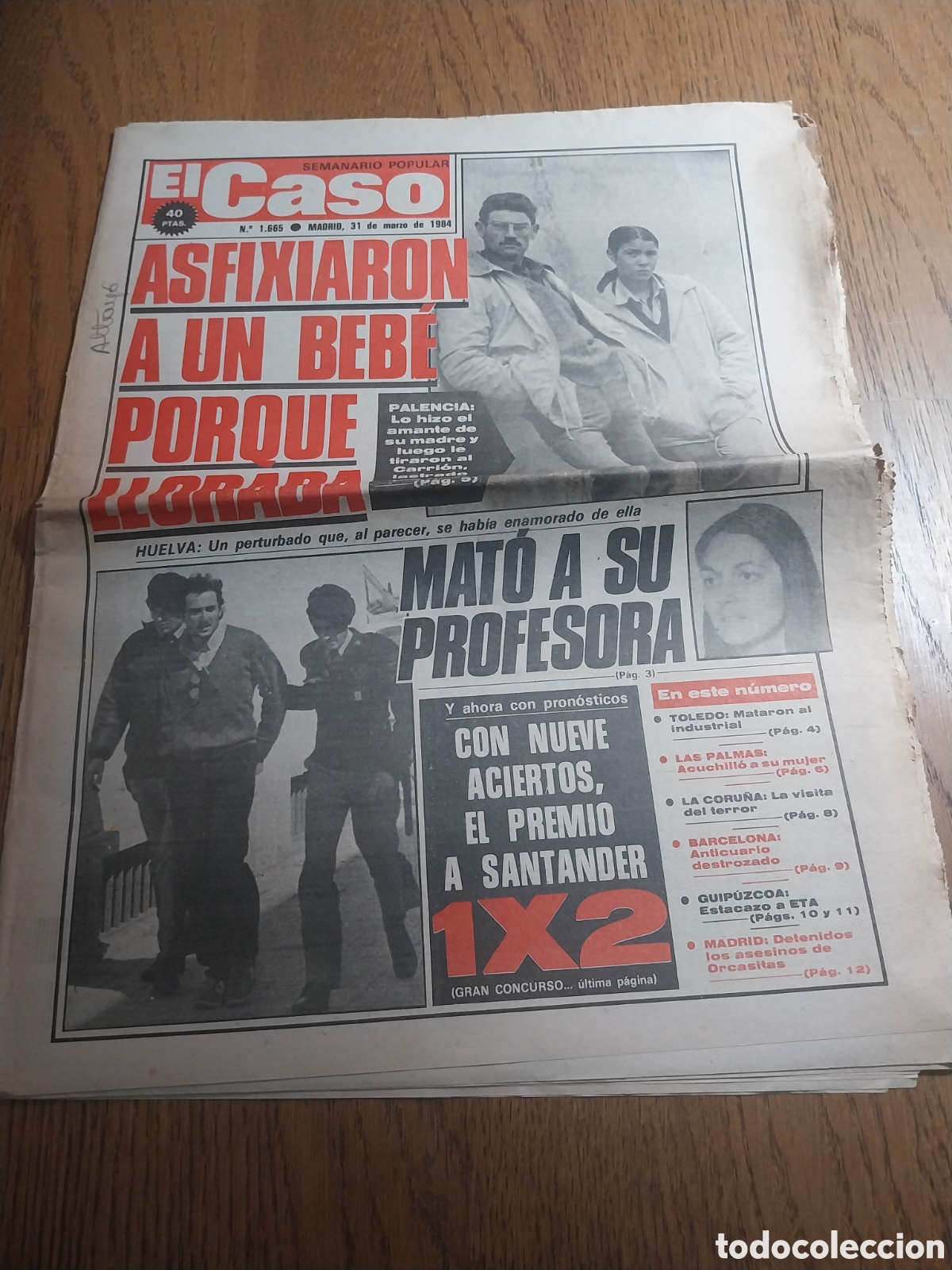 Coleccionismo de revistas y peri&oacute;dicos: EL CASO 1984. VILLAMEDIANA PALENCIA
