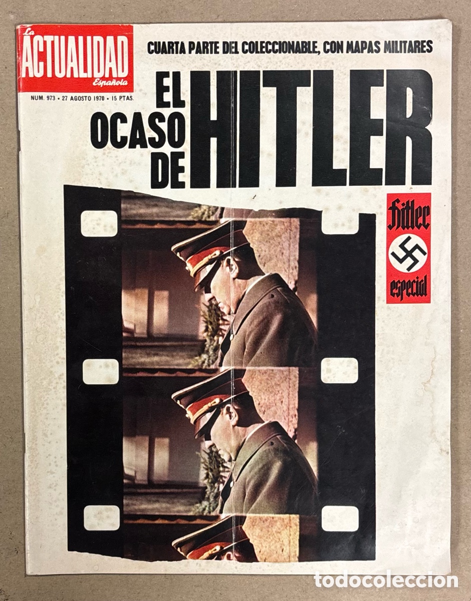 Sammeln von Zeitschriften und Zeitungen: LA ACTUALIDAD ESPA&Ntilde;OLA N&deg; 973 (1970). EL OCASO DE HITLER, MARI TRINI, COLECCIONABLE HITLER,&hellip;