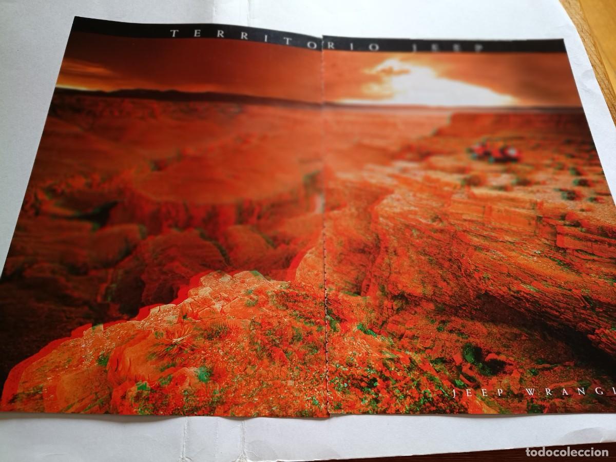 Collezionismo di Riviste e Giornali: PUBLICIDAD ANUNCIO DE JEEP GRAND CHEROKEE.DOBLE PAGINA EN 3D Y REVERSO. 35X25 CM CM