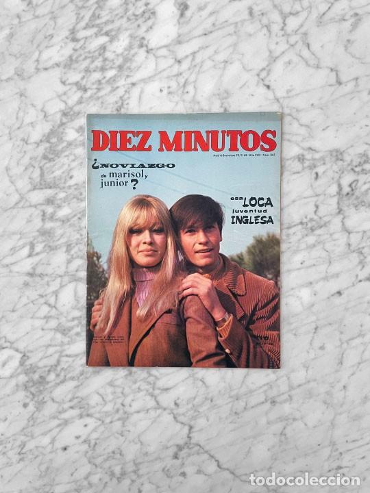 Coleccionismo de revistas y peri&oacute;dicos: DIEZ MINUTOS - 1968 - MARISOL, JUNIOR, BEATRIZ DE SABOYA, LITTLE TONY, LOS BRAVOS, SIN MAY, SIREX