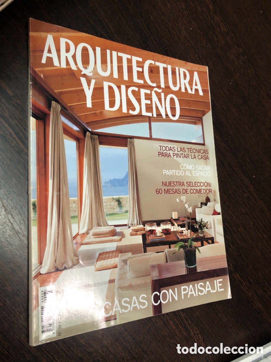 Coleccionismo de revistas y peri&oacute;dicos: Revista arquitectura y dise&ntilde;o numero 39 casas con paisaje