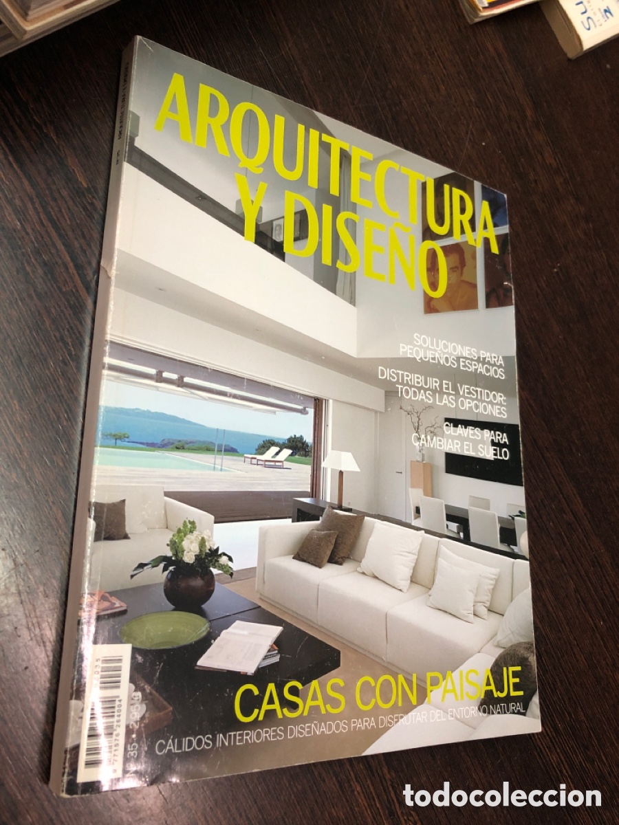 Coleccionismo de revistas y peri&oacute;dicos: Revista arquitectura y dise&ntilde;o numero 35 casas con paisaje