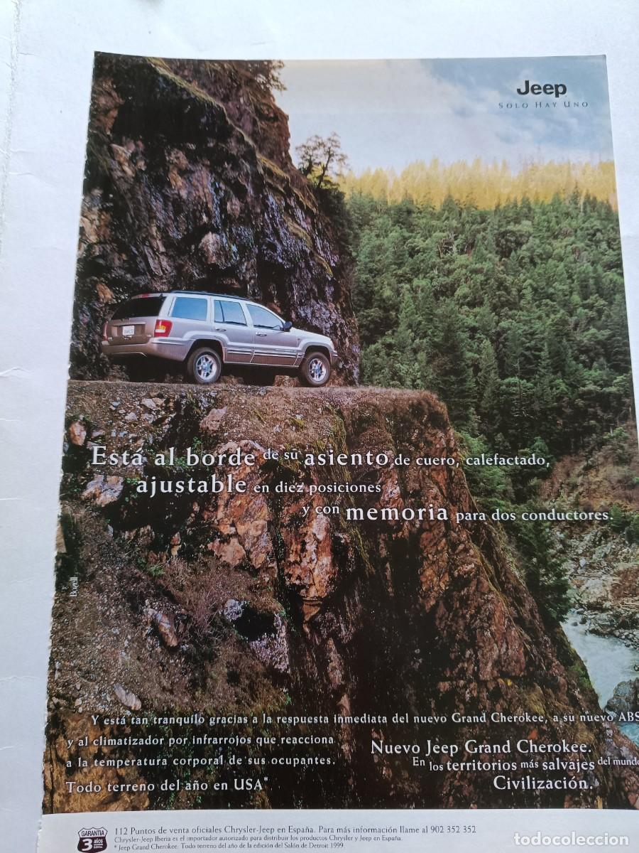 Coleccionismo de revistas y peri&oacute;dicos: PUBLICIDAD ANUNCIO DE NUEVO JEEP GRAND CHEROKEE. 17X25 CM
