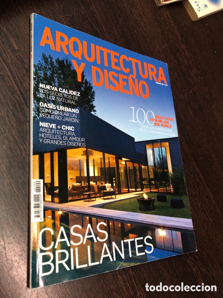 Coleccionismo de revistas y peri&oacute;dicos: Revista arquitectura y dise&ntilde;o numero 109 casas brillantes