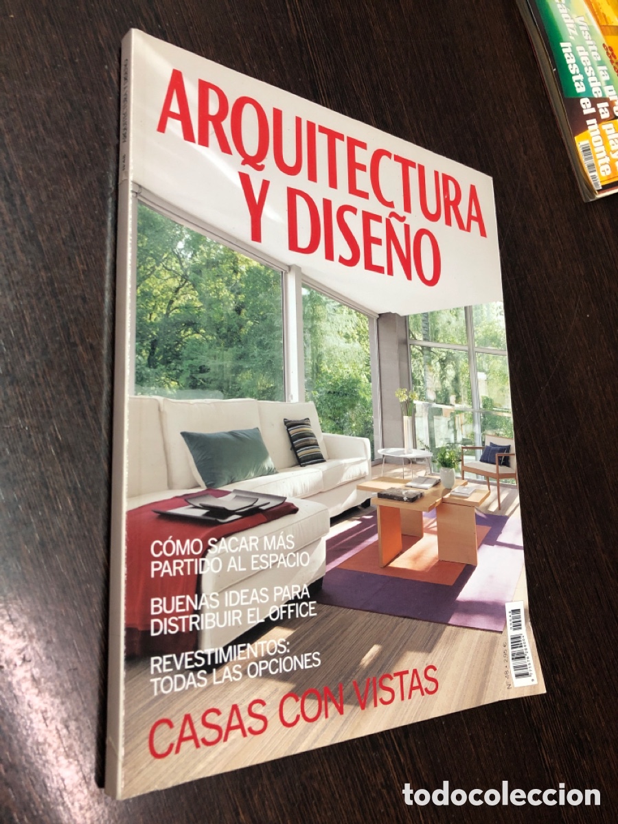 Coleccionismo de revistas y peri&oacute;dicos: Revista arquitectura y dise&ntilde;o numero 48 casas con vistas
