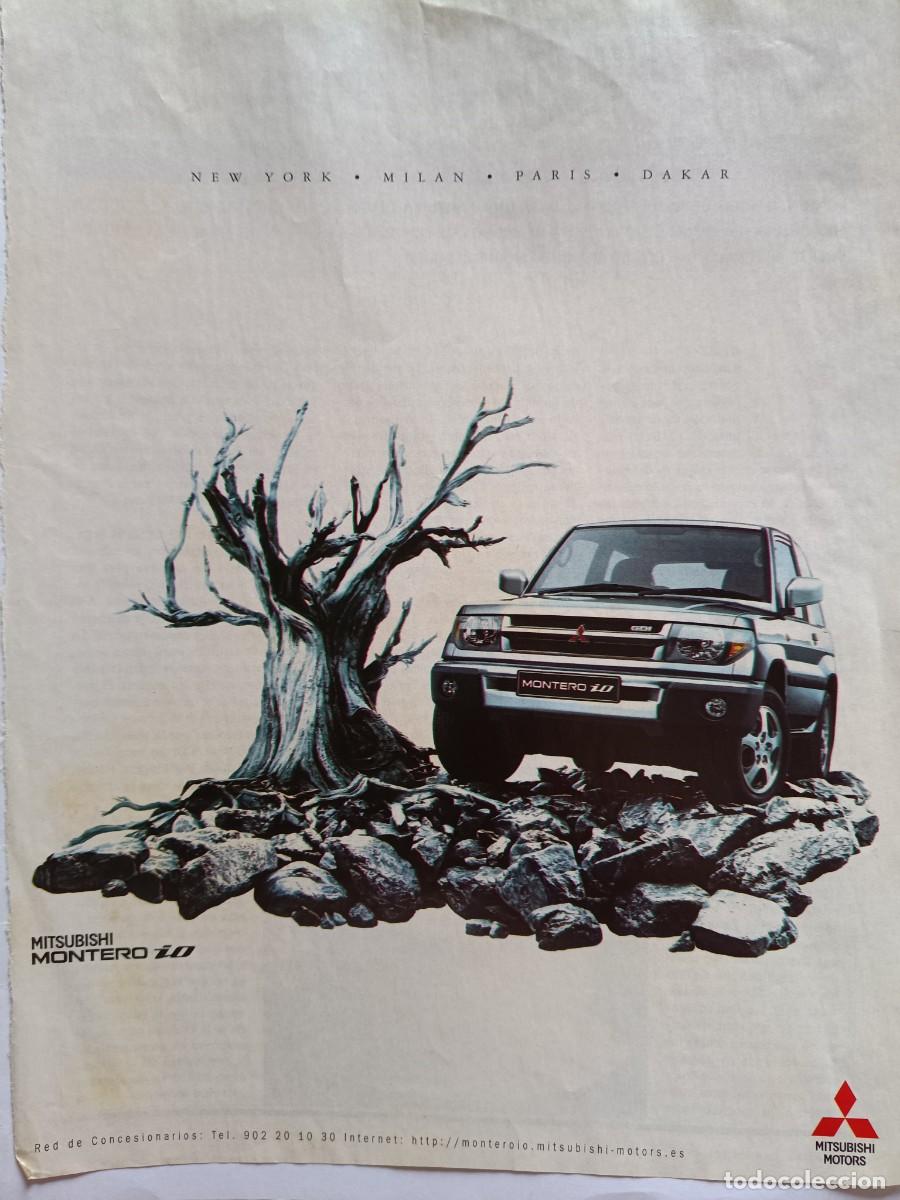 Coleccionismo de revistas y peri&oacute;dicos: PUBLICIDAD ANUNCIO DE MITSUBISHI MONTERO 21,5X28,5 CM