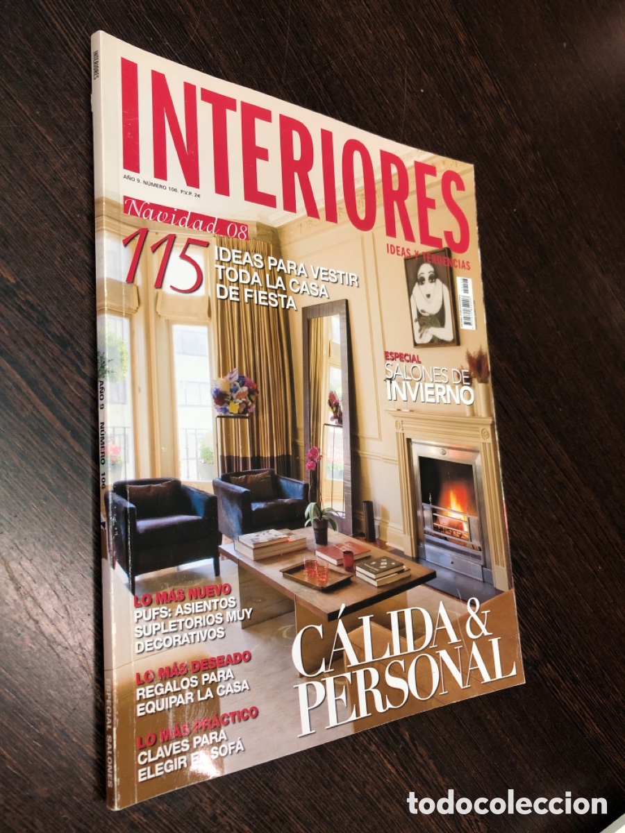 Coleccionismo de revistas y peri&oacute;dicos: Revista decoracion ideas y tendencias INTERIORES 9 115 ideas para vestir toda la casa